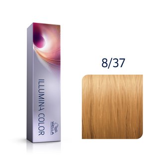 Wella Professionals Illumina Color professionele permanente haarkleuring 8/37 60 ml