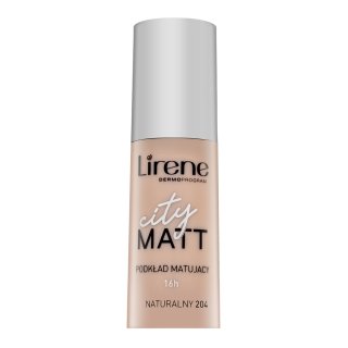 Lirene City Matt Mattifying Liquid Foundation fond de teint fluide met matterend effect 204 Natural 30 ml