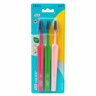 TePe Colour Tandenborstel Toothbrush 3 pcs Soft