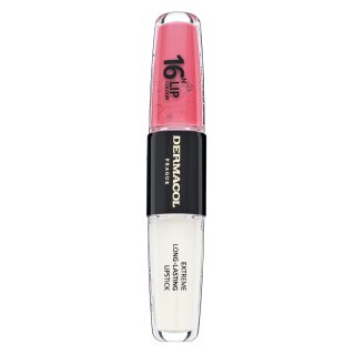 Dermacol 16H Lip Colour Extreme Long-Lasting Lipstick langhoudende lippenstift en gloss in twee fasen No. 39 8 ml