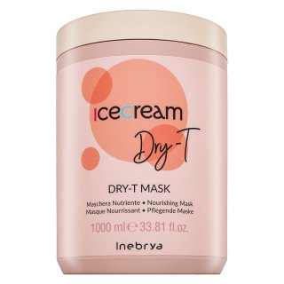Inebrya Ice Cream Dry-T Dry-T Mask hydraterend Masker voor droog en breekbaar haar 1000 ml