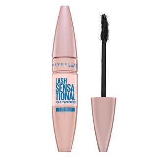 Maybelline Lash Sensational Waterproof Mascara waterproof mascara om de wimpers te verlengen en te krullen Black 9,4 ml