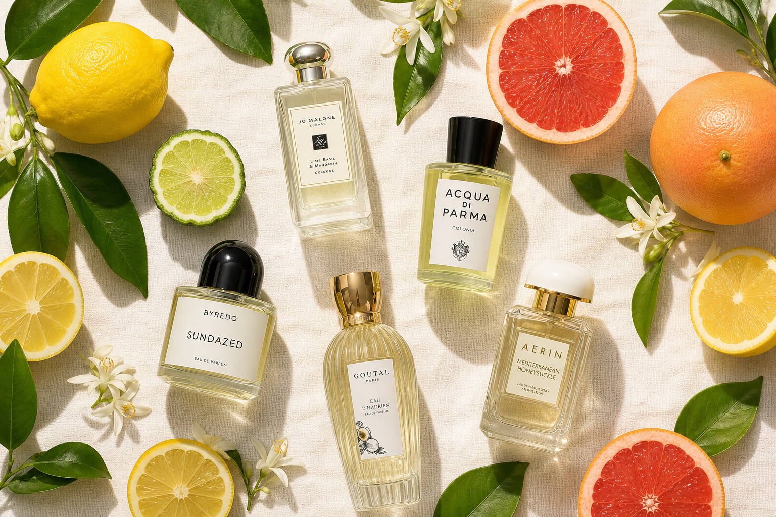 Citrusparfums voor de zomer van 2026: frisse geuren voor dames en heren