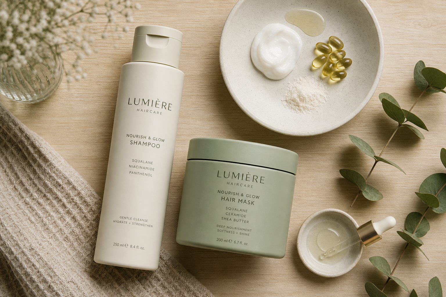 Hoe kies je een shampoo en masker met skincare-ingrediënten op basis van haartype