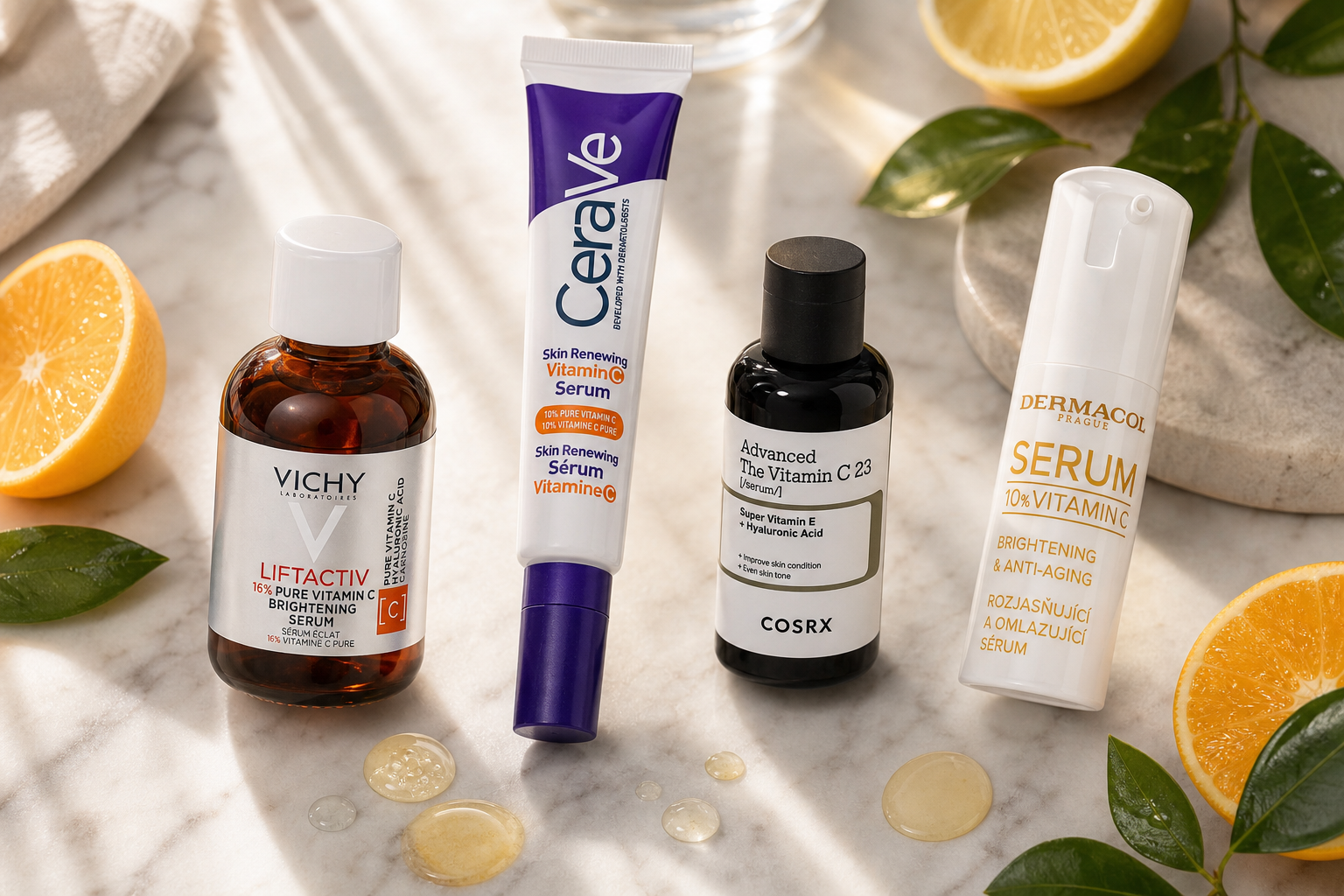 Op basis van huidtype: hoe kies je een serum met vitamine C
