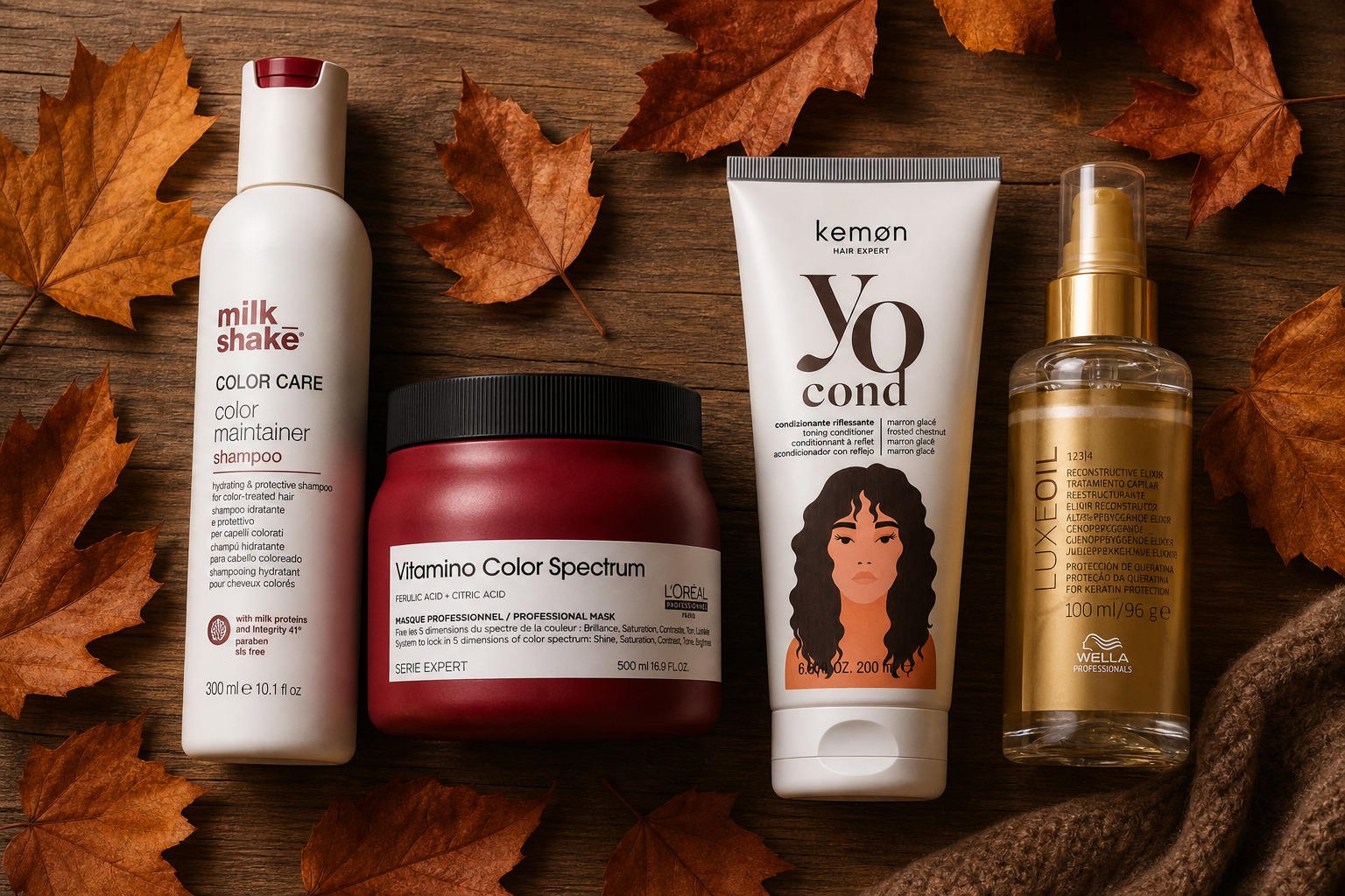 Gekleurd haar in de herfst: 6 nieuwe producten voor intensere tinten